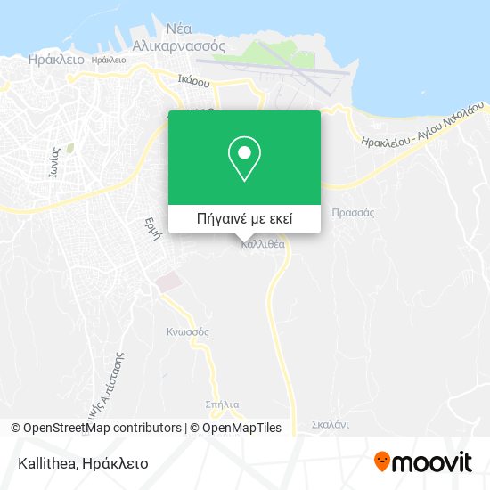 Kallithea χάρτης