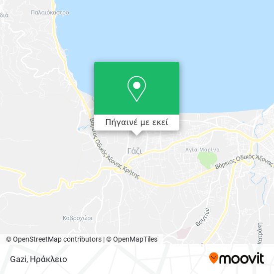 Gazi χάρτης