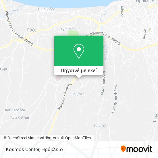Kosmos Center χάρτης
