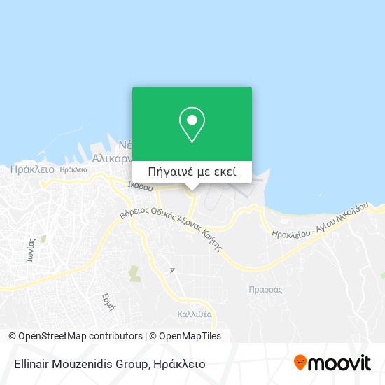 Ellinair Mouzenidis Group χάρτης