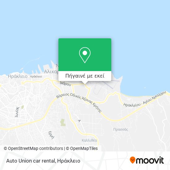 Auto Union car rental χάρτης