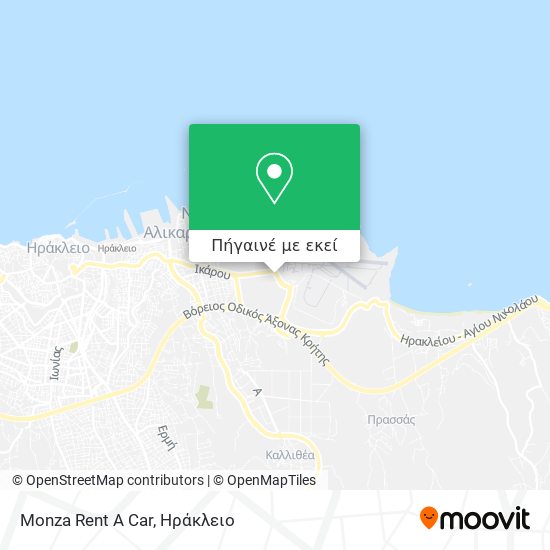 Monza Rent A Car χάρτης