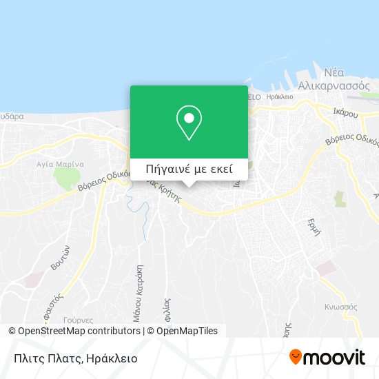 Πλιτς Πλατς χάρτης