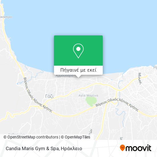 Candia Maris Gym & Spa χάρτης