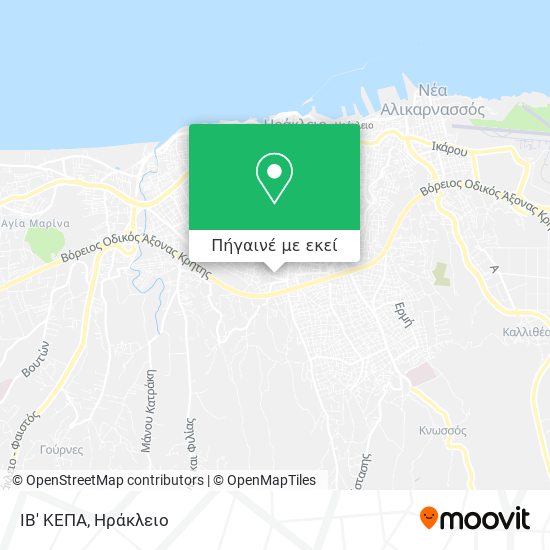 ΙΒ' ΚΕΠΑ χάρτης