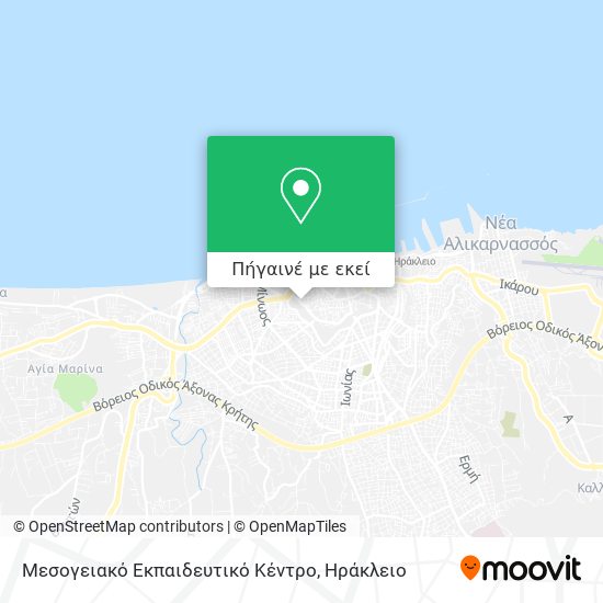 Μεσογειακό Εκπαιδευτικό Κέντρο χάρτης