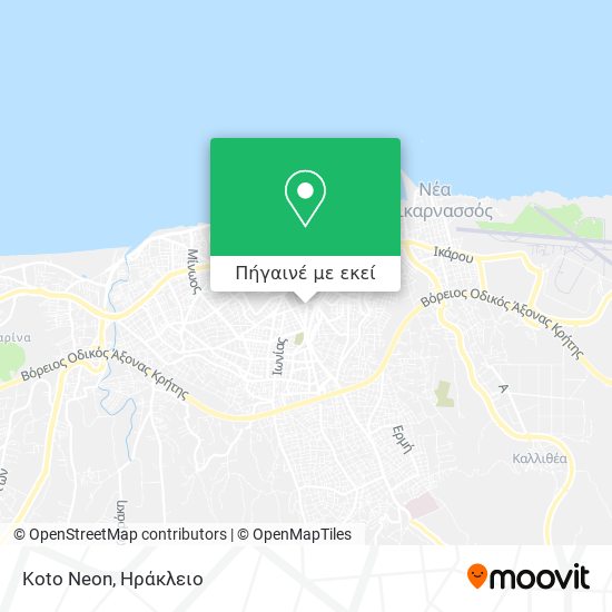 Koto Neon χάρτης