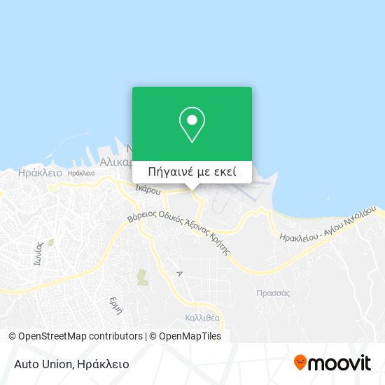 Auto Union χάρτης