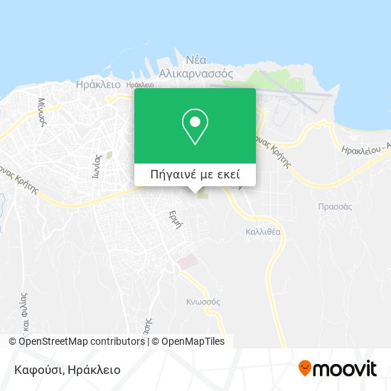 Καφούσι χάρτης