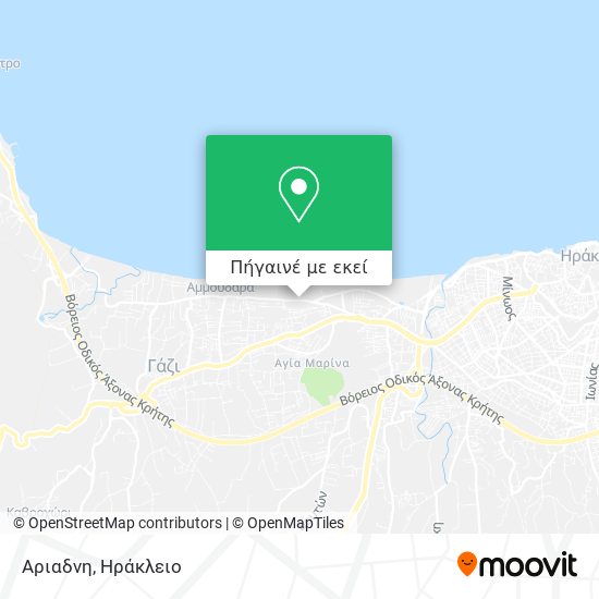 Αριαδνη χάρτης