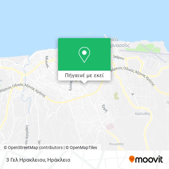 3 Γελ Ηρακλειου χάρτης