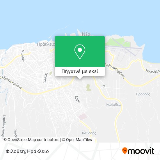 Φιλοθέη χάρτης