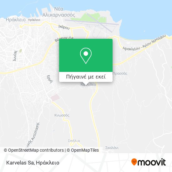 Karvelas Sa χάρτης