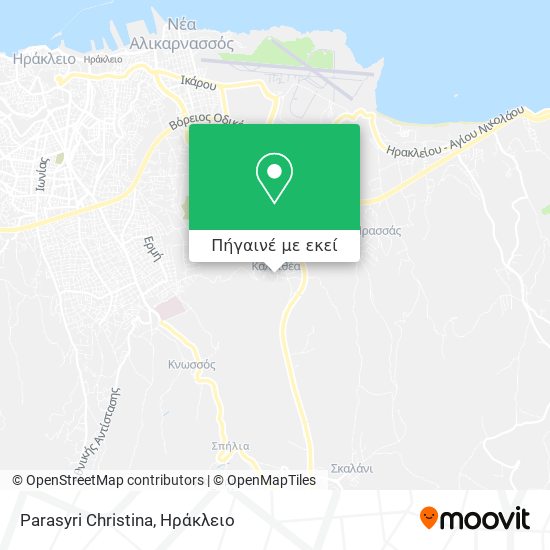 Parasyri Christina χάρτης