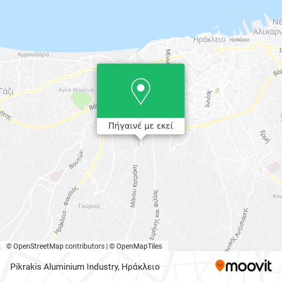Pikrakis Aluminium Industry χάρτης