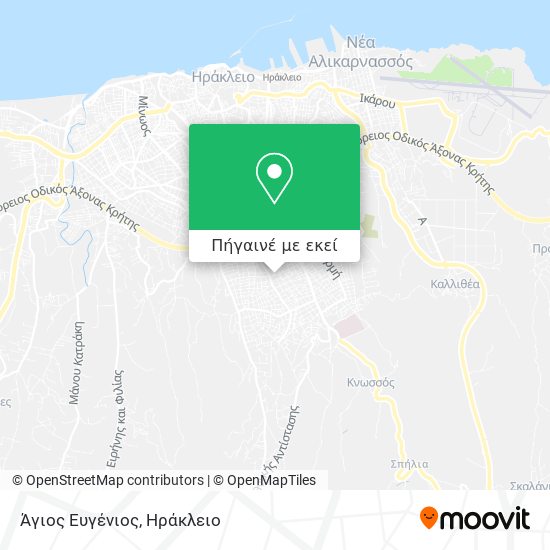 Άγιος Ευγένιος χάρτης