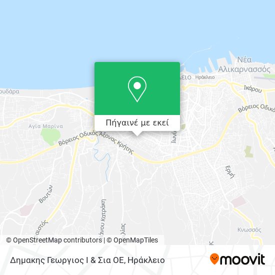 Δημακης Γεωργιος Ι & Σια ΟΕ χάρτης