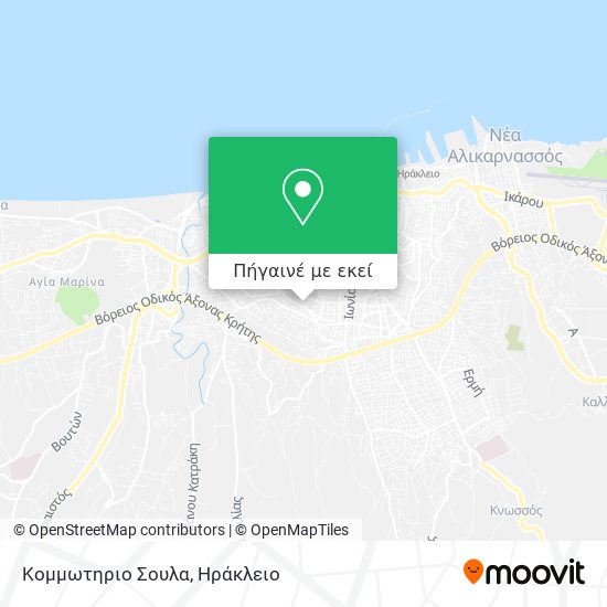 Κομμωτηριο Σουλα χάρτης