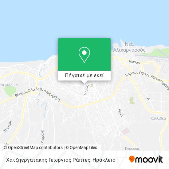 Χατζηεργατακης Γεωργιος Ράπτες χάρτης