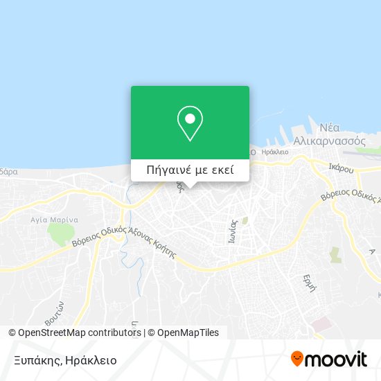 Ξυπάκης χάρτης