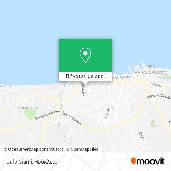 Cafe Giami χάρτης