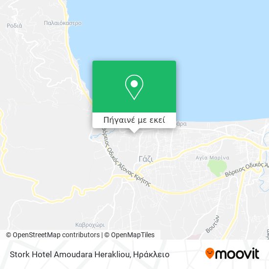 Stork Hotel Amoudara Herakliou χάρτης