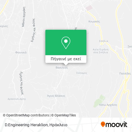 D.Engineering Heraklion χάρτης