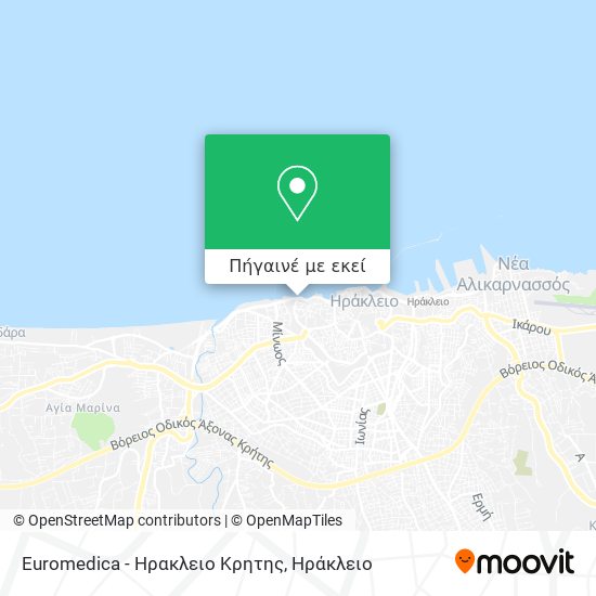 Euromedica - Ηρακλειο Κρητης χάρτης