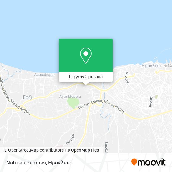 Natures Pampas χάρτης