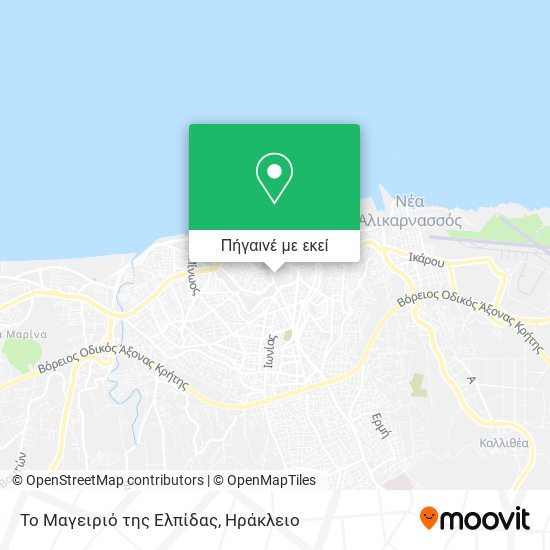 Το Μαγειριό της Ελπίδας χάρτης