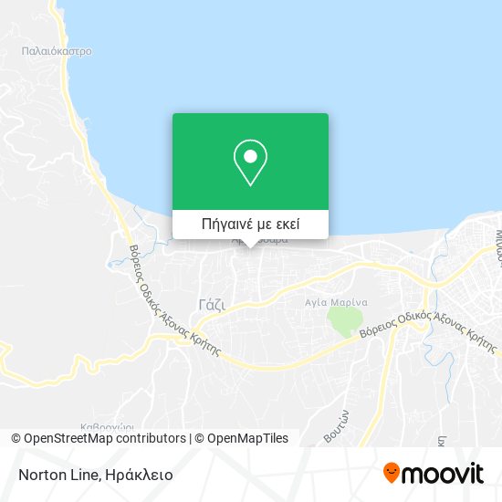 Norton Line χάρτης