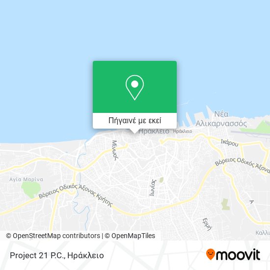 Project 21 P.C. χάρτης