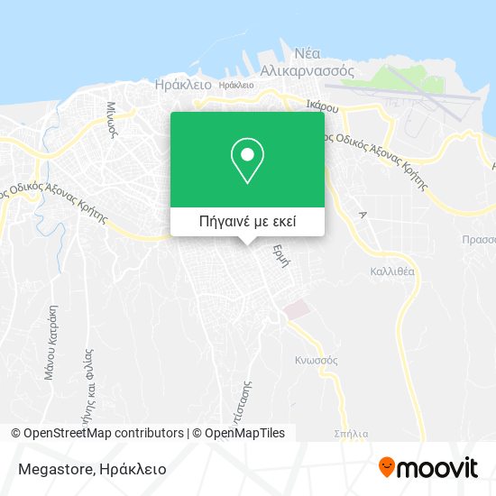 Megastore χάρτης