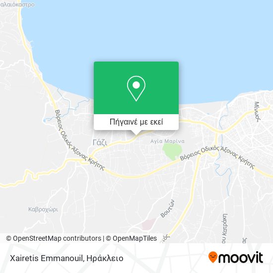 Xairetis Emmanouil χάρτης