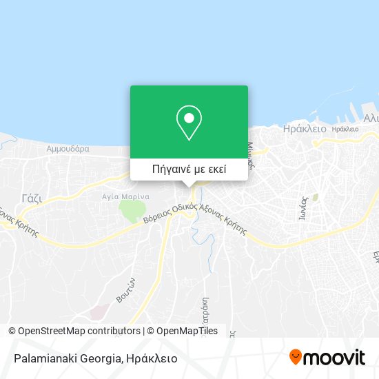 Palamianaki Georgia χάρτης
