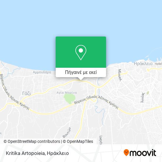 Kritika Artopoieia χάρτης