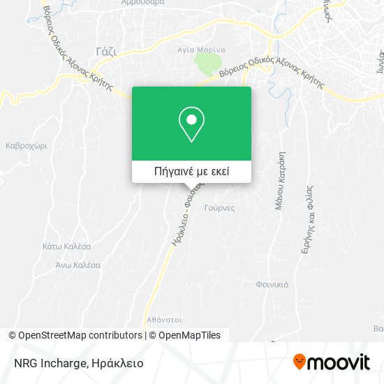 NRG Incharge χάρτης