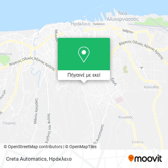 Creta Automatics χάρτης