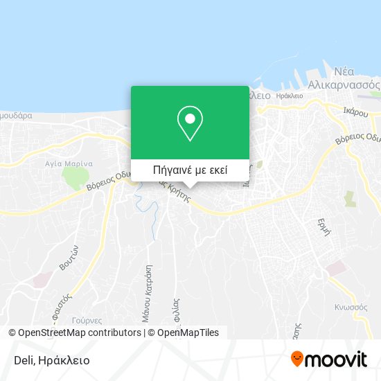 Deli χάρτης