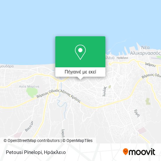 Petousi Pinelopi χάρτης