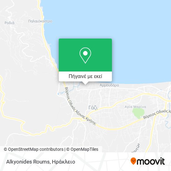 Alkyonides Roums χάρτης