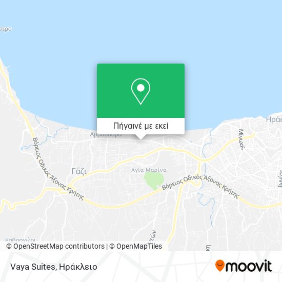 Vaya Suites χάρτης