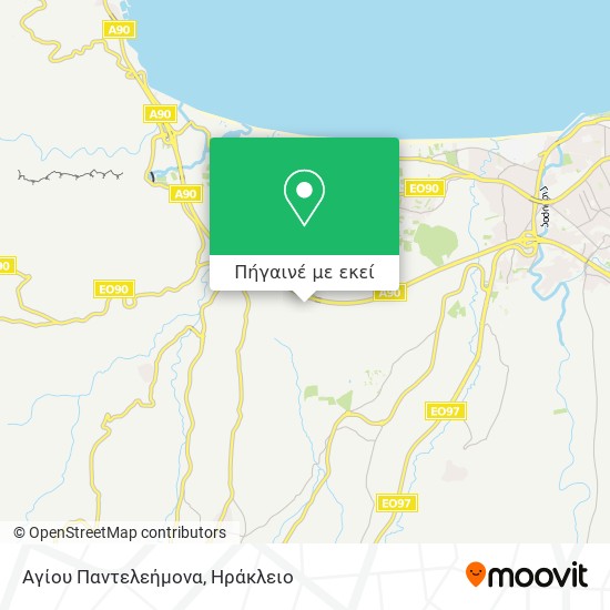 Αγίου Παντελεήμονα χάρτης