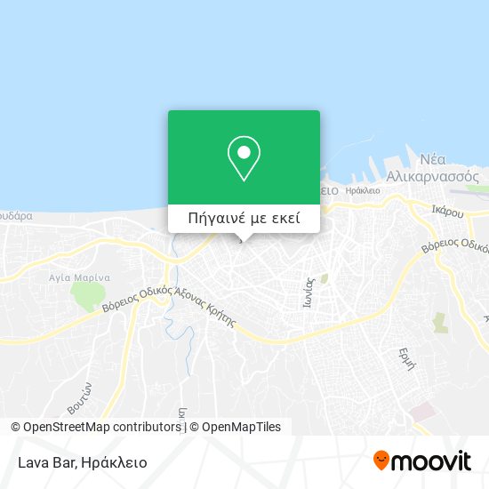 Lava Bar χάρτης