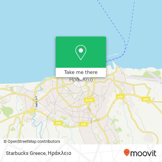 Starbucks Greece, Περδικάρη 712 02 Ηράκλειο χάρτης