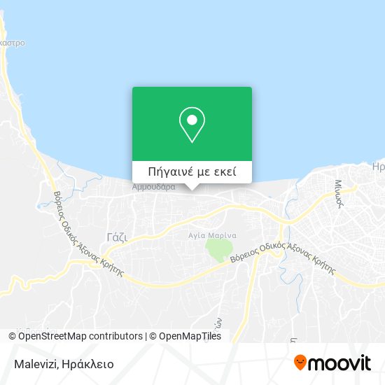 Malevizi χάρτης