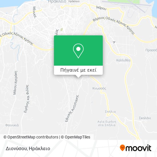Διονύσου χάρτης