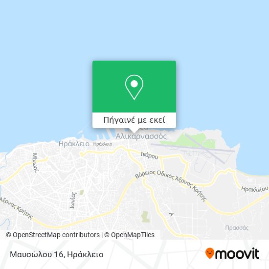 Μαυσώλου 16 χάρτης