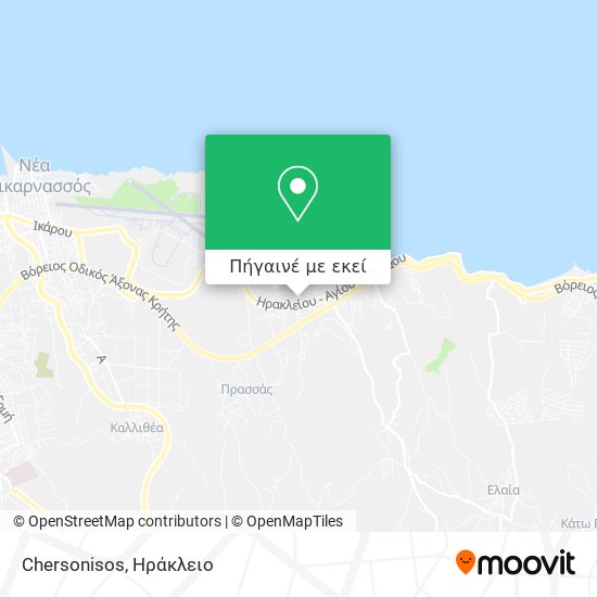 Chersonisos χάρτης