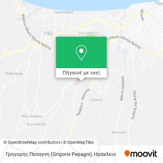 Γρηγορης Πεπαγνη (Grigoris Pepagni) χάρτης